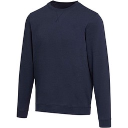Jasper 280 g/m² Pullover mit Rundhalsausschnitt aus recycelter Bio Baumwolle (OCS), unisex, navy, 3XL