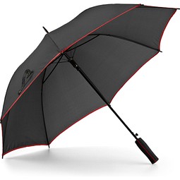 JENNA. Regenschirm aus 190T-Polyester mit automatischer Öffnung, Rot