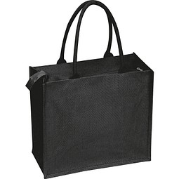 Jutetasche Westminster,schwarz