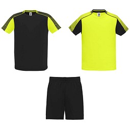 Juve Sport-Set Unisex, Fluor Yellow, S