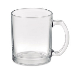 Kaffeebecher aus Glas 300 ml SUBLIMGLOSS, Transparent