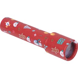 Kalleidoskop mit Weihnachtsmuster, mehrfarbig