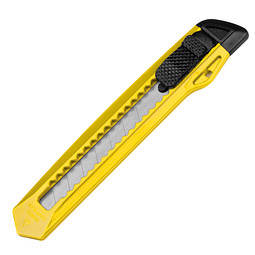 Kartonmesser aus Kunststoff, gelb