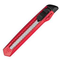 Kartonmesser aus Kunststoff, rot