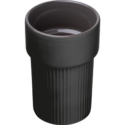 Keramikbecher Malta,schwarz