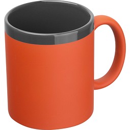 Keramiktasse 300ml  RONALD, orange