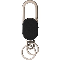 Keyfinder Dual Schlüsselanhänger mit weltweiter Ortung, schwarz, grau
