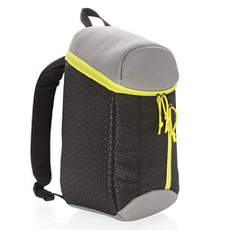 XD COLLECTION Kühler Rucksack 10L, schwarz/grau/grün