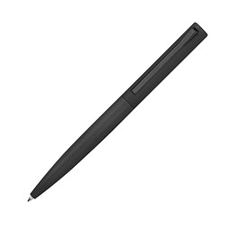 Kugelschreiber aus recyceltem Aluminium , schwarz