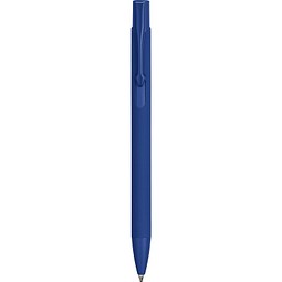 Kugelschreiber Gladys aus recyceltem Aluminium, blaue Mine, Dunkelblau