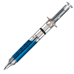 Druckkugelschreiber Injection 1, blaue Mine, blau
