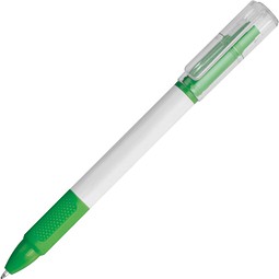 Kugelschreiber mit Textmarker Lens,grün