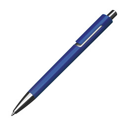 Druckkugelschreiber Pamplona, blaue Mine, blau