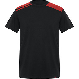 Kurzärmeliges T-Shirt Expedition in kombinierten Farben EXPEDITION, M, schwarz/rot