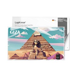 LapKoser® 3in1 Notebookpad 28x16 cm, weiss / individuell