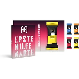 Lindt HELLO Mini Stick in Werbeklappkarte, 10 g, Lindt HELLO Mini Stick, Kartonage, inkl. Druck