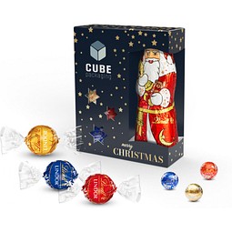 Lindt Nikolaus Mix, Inkl. Lindor Kugeln (Zartbitter), inkl. Druck