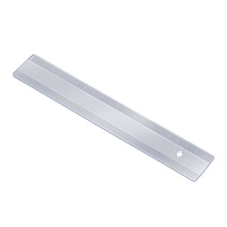 Lineal 20 cm, transparent