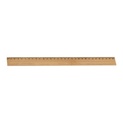 Lineal aus Bambus, beige