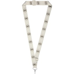 Liv Verstellbares RPET Sublimation Lanyard, weiss