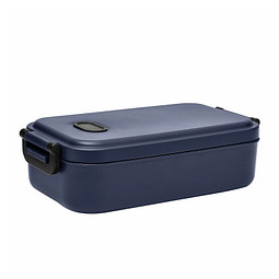 Lunchbox LUNCH TIME,marineblau