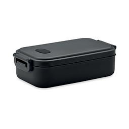 Lunchbox recyceltes PP 800 ml INDUS, Schwarz