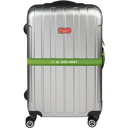 Luuc Sublimation Kofferband aus recyceltem PET, weiss