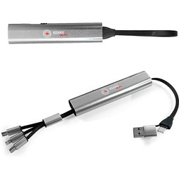 MagCable 5in1 alu, Silber