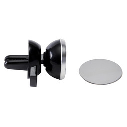 Magnet Telefonhalter FLUX, schwarz, silber