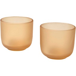 Mal 200 ml Glasbecher – 2er-Set, Oatmeal