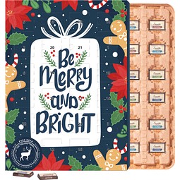 Marken Wand Adventskalender ECO, Sarotti Täfelchen, inkl. Druck