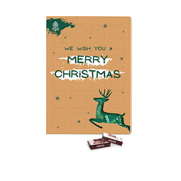 Marken Wand Adventskalender Sarotti, inkl. Druck, individuell