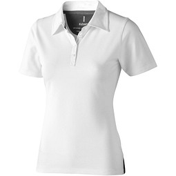 ELEVATE Damen Stretch Poloshirt Markham, weiß, S