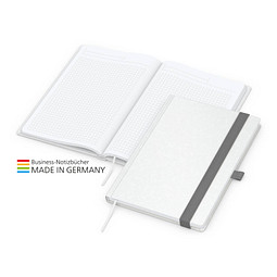 Geiger-Notes Match-Book Creme Bestseller Notizbuch Natura A5, inkl. Druck, weiß