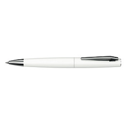 uma® Metall-Kugelschreiber Soul, blaue Mine, weiß