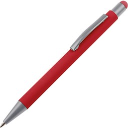 Metall Kugelschreiber mit Touch-Pen Rio,rot