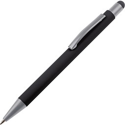 Metall Kugelschreiber mit Touch-Pen Rio,schwarz