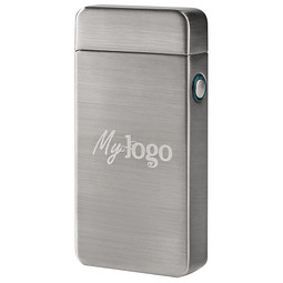 METMAXX® Lichtbogen Feuerzeug FuturePocketTurbo, silber