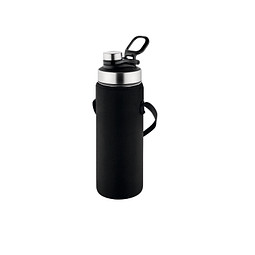 METMAXX® Glas-Thermoflasche 1,0 l inkl. Thermohülle