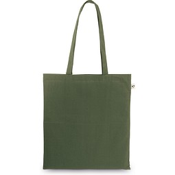 MEXICO. Tasche aus recycelter Baumwolle (70%) und Polyester (30% rPET) (150 g/m²), Khaki