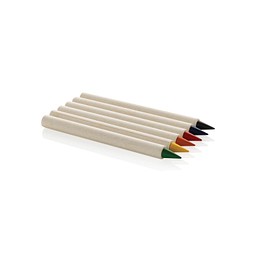 Micki GRS Infinity 6-teiliges Buntstift-Set, weiß