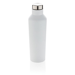 XD COLLECTION Vakuum-Flasche aus Stainless Steel, 500 ml, weiß