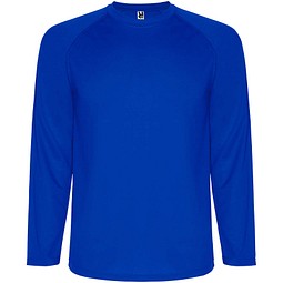 Montecarlo Langarm Sport-Shirt für Männer, blau, M