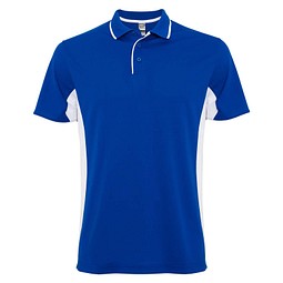 Montmelo Sport Poloshirt Unisex, royalblau / weiß, S