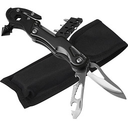 Multitool aus Metall, schwarz