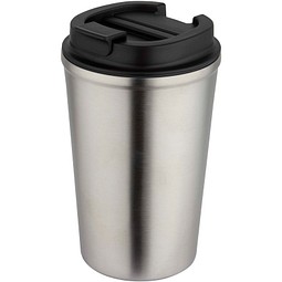Newport 350 ml doppelwandiger, vakuumisolierter Becher aus Edelstahl, mattsilber