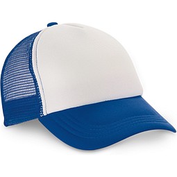 NICOLA. Mütze aus Polyester und Mesh (150 g/m²), Königsblau