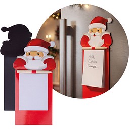 Notizblock mit Weihnachtsmotiv EMIL, rot