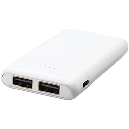 Odyssey 5000 mAh Powerbank mit hoher Dichte, weiss