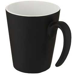 Oli 360 ml Keramikbecher mit Henkel, weiss
